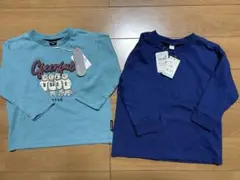 長袖カットソー 2枚セット 90cm