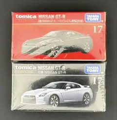 【新品】トミカプレミアム 日産 NISSAN GT-R 2台セットのサムネイル