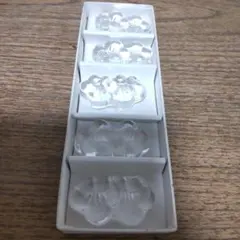 夏*海様 新品未使用★ガラス製梅形形箸置きセット 5個入り