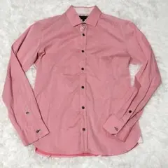 TED BAKER Size:1 長袖シャツ ピンク おしゃれボタン 個性派