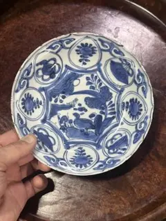明末清初 大皿 唐物 花鳥 珍品 順治年製 2025年最新】明末清初の人気アイテム - メルカリ