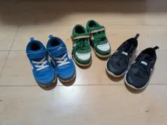 NIKE VANS キッズスニーカー 3足セット