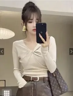 ドレープ Tシャツ 2枚セット　フリーサイズ