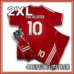 2XLサイズ 25-26 リバプール ホーム マックアリスター ユニ レプリカ