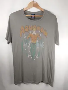USA製 JUNK FOOD アクアマン Tシャツ L アメコミ フェード 古着のサムネイル