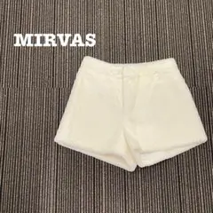 ミルバス　ファーショートパンツ ホワイト　Mサイズ　レディース　未使用タグ付き