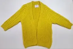 ZARA イエローカーディガン ザラ　6-7歳