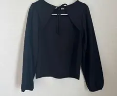 Honeys長袖トップス Sサイズ ブラック