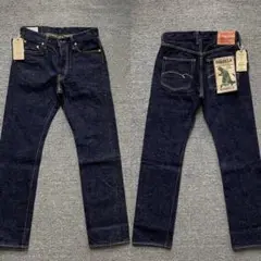 ゴジラ デニムパンツ ダークブルー 34