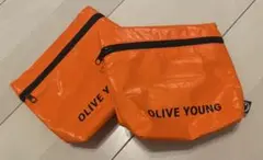 オリヤンポーチ　オレンジ2個セット