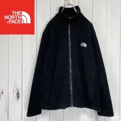 ノースフェイス　フリースジャケット　フルジップアップ　ブラック　メンズL