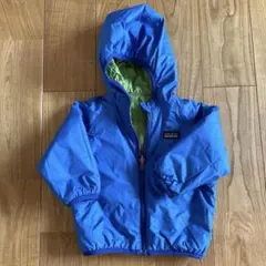 patagonia フード付きジャケット 青 緑