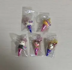 サーティワン アイスクリーム ボールチェーン付きマスコット 5個セット