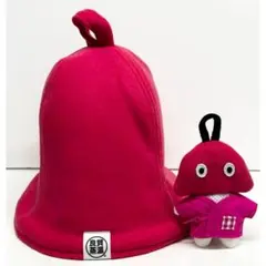 1点物！館内着 メッシュ君付き ピンク ウール メッシュ ベストサウナハット メッシュ君セット 🔴バケット サウナハット 🔴 Bucket Sauna Hat