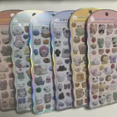 cotton puffy シール　コットンパフィー　6種類セット