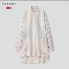 JW ANDERSON リネンストライプ 長袖シャツ Sサイズ