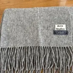 Acne Studios Virgin Wool ストール グレー - メルカリ