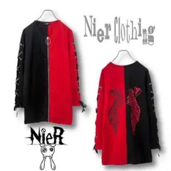 NieR WING DIVIDE ZIP OUTER – BLACK×RED-