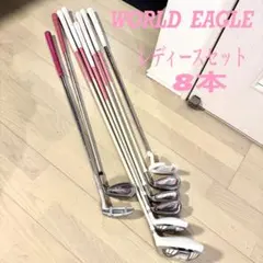 (美品)ワールドイーグル レディース ゴルフクラブセット 8本 FLEX Lのサムネイル