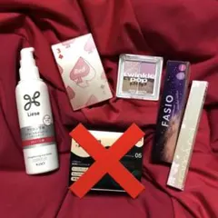 匿名配送✨即購入⭕コスメ5点セットファシオ星空マスカラ　ロムアンド