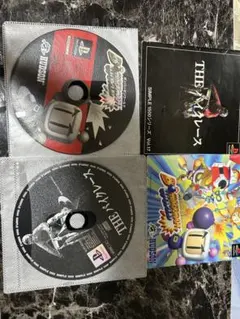 ＴＨＥバイクレースとボンバーマンワールドの2セットps1ソフト