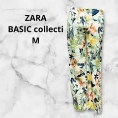 ZARA BASIC collection⭐︎EUR34⭐︎ボタニカル　パンツ　ザラ