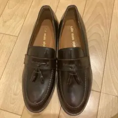 タッセルローファー ダークブラウン