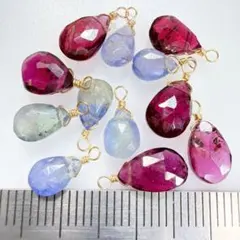 サービス品＊天然石の可愛いチャームアソートs66