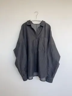 デニムシャツ　オーバーサイズ