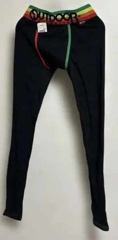 OUTDOOR メンズ レギンス ブラック　紳士タイツ