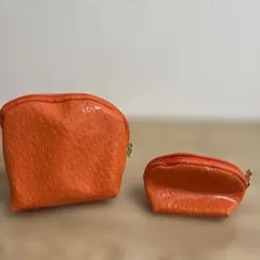 Folli Follie ポーチ 2点セット オレンジのサムネイル