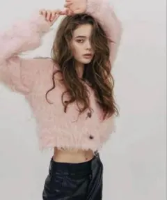 【完売品】thetoe Westminster shaggy cardigan