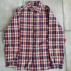 L.L.Bean チェック柄ネルシャツ Lサイズ