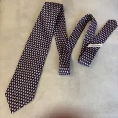 Salvatore Ferragamo ネクタイ サル柄 ネイビー