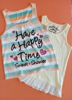 【値下げ中】タンクトップ2枚セット（女児150cm）