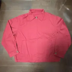 GU ジップアップブルゾン レッド XL