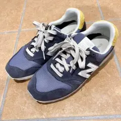 ニューバランス373 24.5センチ　パープル×イエローのサムネイル