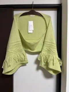 スコットクラブ系列ライムグリーン カーディガン 9号