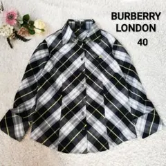 【美品✨】BURBERRY LONDON シャツ メガチェック ホースロゴ 40