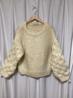 マチャット テープヤーンニット アイボリー - メルカリ