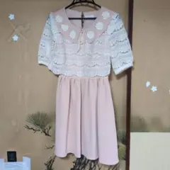 LIZ LISA 花柄 リボン 半袖 ワンピース レース - メルカリ