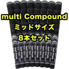 8本 ゴルフプライド MCC マルチコンパウンド ミッドサイズ ブラック