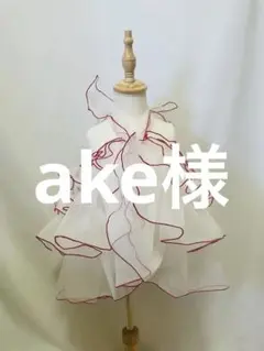 チュール被布【白×赤 ライトタイプ】宅急便コンパクト - メルカリ