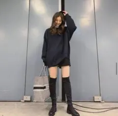 ZARA ニーハイフラットブーツ 39 ZARA】初めてのニーハイブーツ☆3styles｜Web eclat（ウェブエクラ）