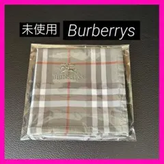 人気柄！未使用Burberrysチェック柄ハンカチ