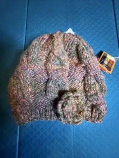 マルチカラー ニット帽 約25cm