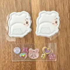 ちいかわベビー おしりもっちりフレークシール 古本屋 カニちゃん おすそ分け