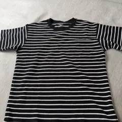 GLOBAL WORK ボーダー ワッフル Tシャツ M