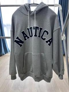 NAUTICA ノーティカ アーチロゴ プルオーバースウェットパーカー