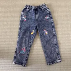 ディズニーキャラクタープリントデニムパンツ